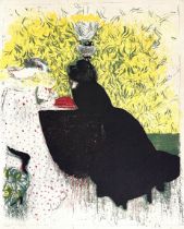 Èduard Vuillard ‘Les deux belles-soeurs’ art prints (x6), rolled into a tube. Printed by Napier