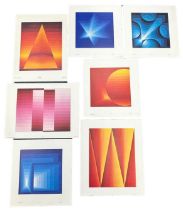 Gérard Casali (Contemporary), selection of twelve high quality Gérard Casali silkscreen art prints