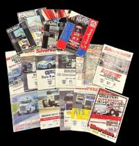 1980s mainly Silverstone official race programme collection, generally excellent to good, with F1