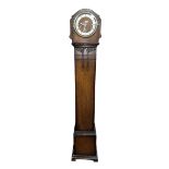 An Enfield Granddaughter clock, height 138cm.
