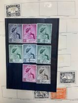 British Commonwealth used KGVI remaindered range in Stanley Gibbons KGVI album, many hinge