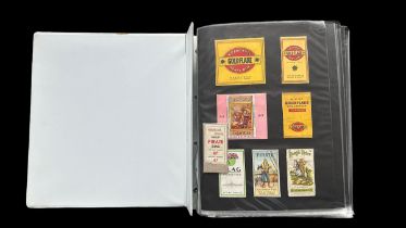 Cigarette Packets. Album of Cigarette Packet fronts only, they have been cut out and neatly pasted
