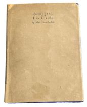 BEERBOHM, MAX. ‘Rosetti and his Circle’ by Max Beerbohm. First Edition. William Heinemann, London,