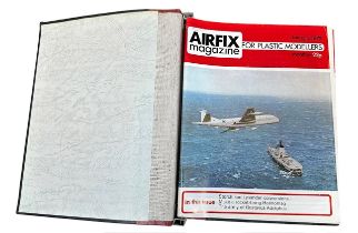 Airfix Magazine 12 issues Jan-Dec 1975, generally excellent in excellent Airfix Magazine binder.