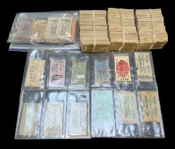 Railway tickets collection, UK and Eire including LM & SR, London Transport, CDRJC, etc. Contents