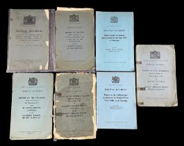 1920s onwards UK railway accident reports, generally good plus to good fair, published by HMSO, with