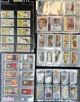 Collection of cigarette cards, mainly complete sets in 5 albums, generally in very good to excellent