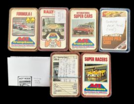 1970s Top Trumps card collection, generally excellent in good plus or better plastic lift-off cases,