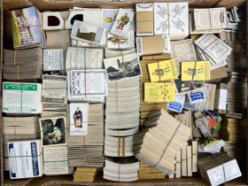 Cigarette card collection, large selection of mainly part sets with duplication, ranges from