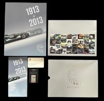 Aston Martin 2013 Centenary literature collection, generally excellent, with Celebration