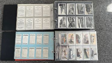 A collection of cigarette cards, mainly complete sets, sleeved in 5 albums, in good to excellent