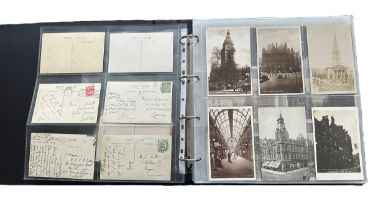 Postcards - Central Birmingham (292), comprehensive collection in an album, largely RPs with Aston
