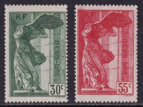 France 1937 National Museums SG 586-587 M (Cat Val £220)