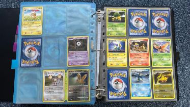 Folder containing Diamond & Pearl series Pokemon cards. Near complete sets are Diamond & Pearl,