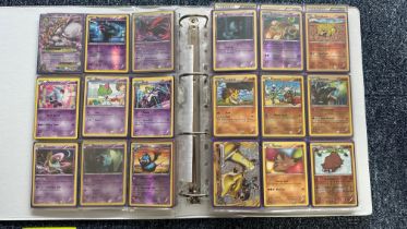 Folder containing near complete XY Breakthrough & XY Break Point sets of Pokemon cards. Cards