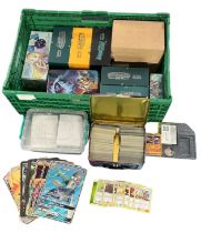 A large collection of loose Pokemon cards, dice, counters, jumbo cards. All cards in near mint