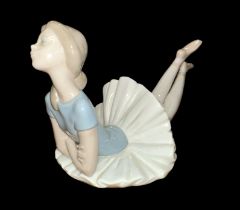 Lladro, porcelain ‘Ballet Blue’ figure, retired in 1994. Height 13cm.