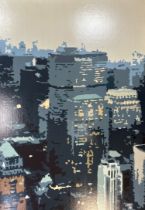 Alicia Dubnyckyj (British, b.1978) – ‘Manhattan Skyline’ limited edition signed giclee