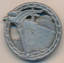 Germany, Third Reich Blockade Runner badge by Otto Placzek. A a World War II German military