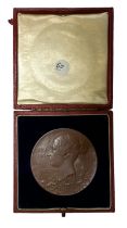 1837-1897 Queen Victoria Diamond Jubilee 56mm bronze medal, in fitted case of issue.