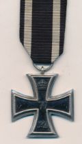 Germany, First World War, 1914 Iron Cross, second class, marked to ring, with ribbon.