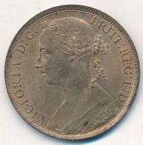 Queen Victoria 1893 penny uncirculated with full lustre