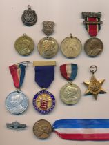 Various medals to include; The King’s Medal with 1911-12 clasp, Royal Visit ‘To Commemorate the