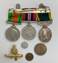 Second World War – A C Hodgins – Medal group awarded to 2046296 BMBR. A. C. HODGINS. R. A.