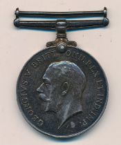 First World War – William Farr – First World War British War Medal awarded to M-33729 PTE. W.