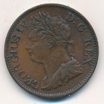 George IV 1823 Irish penny