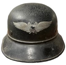 Germany, Second World War, Luftschutz (Air Defence) Steel Helmet, fine example of a Third Reich