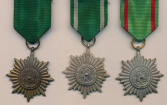 Germany, Third Reich, Three Ostvolk medals, second class in bronze, silver & gilt (each to varying