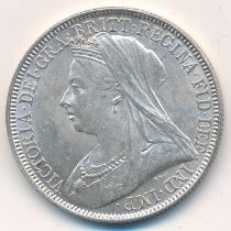 Victoria 1893 florin extremely fine.