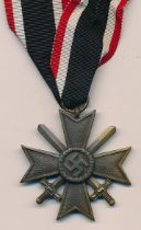 Germany, Second World War, Third Reich, German War Merit Cross with crossed Swords, Second Class.