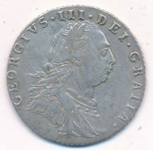 George III 1787 sixpence