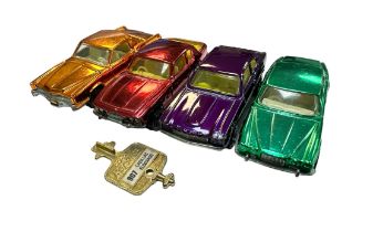 Corgi Rockets collection, polychromatic finish, generally excellent to good plus, with Cadillac