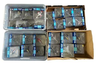 Franklin Mint Armour aircraft 1/100 scale collection, Qty 28 including, F-4, F-15, F-18, USAF, Hawk,