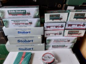Atlas Editions Eddie Stobart collection, generally excellent in excellent boxes (most shrink-