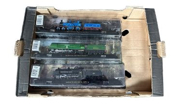 Atlas Editions HO/OO approx. scale British locomotives with tenders, generally mint to excellent