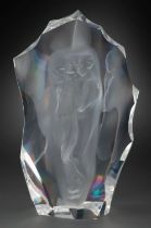 Frederick Hart (American, 1943-1999), ‘ Illuminata III ‘ (1999) clear acrylic resin sculpture.
