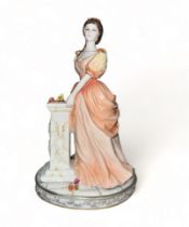 Coalport, ‘ Lady Sylvia ‘ for the English Rose Collection (1997). Limited edition 795/1000, hand