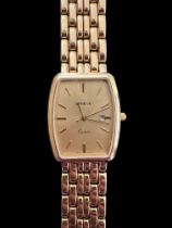 Geneve, a 14k gold wristwatch