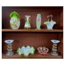 Victorian glassware, various pieces of Victorian glassware, mixed condition to include; Stevens &