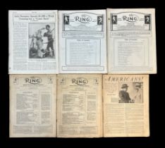 The Ring Magazine, with 1920’s copies of The Ring Magazine, to include; July 1927, August 1927,