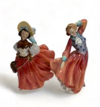 Royal Doulton, pair of female figures to include; ‘ Judith ‘ HN2089 & ‘ The Skater ‘ HN 2117. (2)