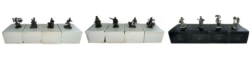 The Cries of London, collection of twelve collectable pewter figurines from The Cries of London
