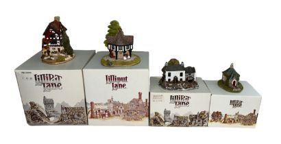 Lilliput Lane, small collection of boxed Lilliput Lane cottages to include; Four Seasons, Flower