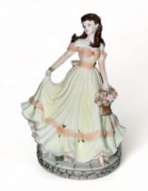 Coalport, ‘ Admired Miranda ‘ for the English Rose Collection (1999). Limited edition 424/1000, hand