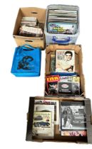 Vinyl collection with Books and Elvis Presley Memorabilia