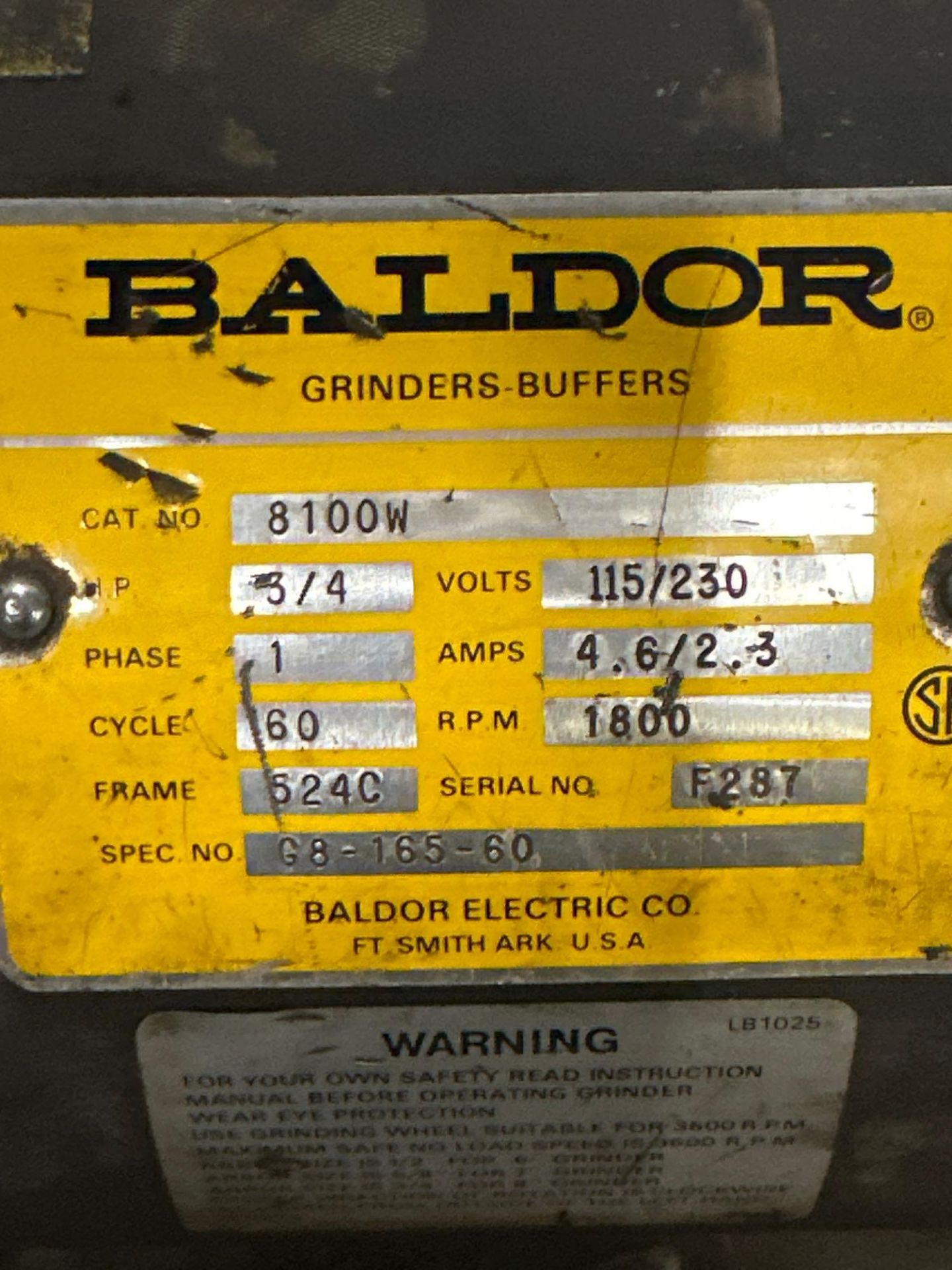 Baldor Grinder/Buffer - Image 2 of 3